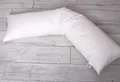 Seitenschläferkissen 40x145 cm 90%Federn 10%Daunen Stillkissen 2250g MOON