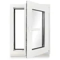 Kellerfenster Kunststoff weiß Dreh-Kipp 50x95 cm(BxH) DIN Rechts 3 -fach Glas