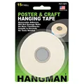 Hangman PCT-15 Abnehmbares doppelseitiges Poster und Bastelklebeband (4,5 m Rolle), beige, 15', 4