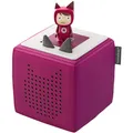 Tonies Starterset Toniebox mit Kreativ-Tonie Multimedia-Lautsprecher WLAN beere