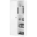 Aktenschrank HOME AFFAIRE "Licia", weiß, B:81,5cm H:179cm T:35cm, Spanplatte, Hartfaserplatte, Schränke, viel Stauraum, Breite 81,5 cm