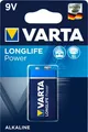 10X Varta 46826 Longlife Power 6LR61/6LP3146/9V Block (4922), 1 Stk. Blister - A