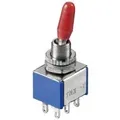 Wentronic Goobay Kippschalter Miniatur - 2x EIN-EIN, mit Lötösen (10021)