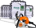 Set: Stihl MS 182 Motorsäge + 50 Profi C Sägeketten (30 cm) 3/8P1.1-044+Profi C Führungsschiene