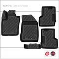 Fussmatten Gummi Fiat 500X 2011-... 4 Stück Element Design 3D Rand 3-6cm