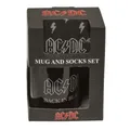 AC/DC Set Geschenkset Tasse und Socken Strümpfe Fanartikel