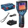 Bosch Professional 12V System Wärmebildkamera GTC 400 C, Digital (1x Akku 12V + Ladegerät, mit App-Funktion, Temperaturbereich: –10 °C bis +400 °C, Auflösung: 160 x 120 Pixel, in L-Boxx)