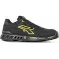 U-Power MATT s ESD, Unisex, Erwachsener, Sicherheits-Sneakers, Schwarz, Gelb, Textil, Aluminium - Schwarz - 42