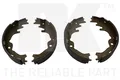 Bremsbackensatz NK 2732526 für UF MAZDA SERIE 260 260mm 4WD UFY0
