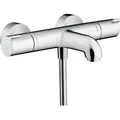 Hansgrohe Ecostat Badewannen- und Duscharmatur Wandmontage mit Thermostat chrom 13201000