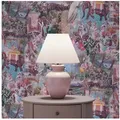 Tadessi Vliestapete Tapete Vintage M1-No.1696, Vliestapete, Blau, Braun, Orientalisch, Glatt blau|braun