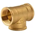 Messing Gewinde-Fitting T-Stück 1 1/2"IG - 1 1/2"IG - 1 1/2"IG (DN 40) - schwere Ausführung