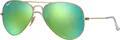 Ray Ban RB3025 Uni-Sonnenbrille mit Vollrand, Metall