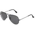 Ray-Ban RB 3025 AVIATOR LARGE METAL Unisex-Sonnenbrille Vollrand Pilot Metall-Gestell, schwarz