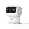 Eufy S350 Dual Kameras, 4K, Überwachungs-Kamera mit 8× Zoom und 360° PTZ, Wi-Fi