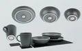 Silwy Brunner Dolomit Magnet-Geschirrset Kunststoff B - Ware