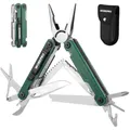 Multifunktionszange Werkzeug 18 in 1 Edelstahl Multitool mit Messer, Flaschen...