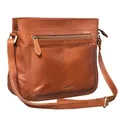 Benthill Echt Leder Damen Schultertasche | Vintage Umhängetasche aus weichem Rindsleder | Ledertasche für Frauen | Kleine Damentasche, Farbe:Braun