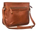 Benthill Umhängetasche Damen Echt Leder Handtasche Vintage Umhängetasche Bag Shopper Frauen, Schultergurt / Umhängegurt Reißverschlussfach