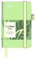 N NEUMANNVERLAGE - Matcha 2025 Cool Diary, 9x14cm, Wochenkalender mit Banderole und Lesebändchen, Tasche für Visitenkarte, Jahres- und Monatsübersicht