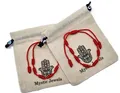 by Dalia – Armband Kabbalah – Kordel, 7 Knoten aus rotem Draht – Unisex – ver...