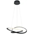 Reality Leuchten LED-Pendelleuchte Course Alu, Eisen, Stahl & Metall Schwarz