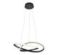 Reality Leuchten LED Pendelleuchte, LED-Leuchtmittel fest verbaut, Warmweiß, LED Design Hänge Decken Lampe Wohn Ess Zimmer Pendel Leuchte DIMMBAR