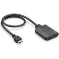 Hama HDMI-Splitter 205284, 4K UHD unterstützt, 1 In 2 Out