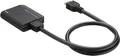 HDMI Splitter 4K 1 In 2 Out Adapter Ultra HD Schwarz für TV Beamer Monitor
