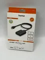 Hama HDMI Splitter 4K 1 In 2 Out Adapter Ultra HD Schwarz für TV Beamer #TK1495A