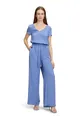Vera Mont Damen Jumpsuit unifarben 46, Blue Viola