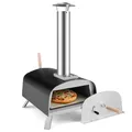 Pizzaofen Outdoor mit 13-Zoll-Pizzastein Tragbar Grillofen Schornstein abnehmbar