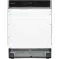 Telefunken Geschirrspüler 60 cm teilintegrierbar, Einbau Spülmaschine, 12 Maßgedecke, 6 Programme, AquaStop, GET6012DI