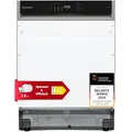 Telefunken Geschirrspüler 60 cm teilintegrierbar, Einbau Spülmaschine, 12 Maßgedecke, 6 Programme, AquaStop, Startzeitvorwahl, Auto-Door, leise 45 dB, Eco, höhenverstellbar, Besteckkorb, GET6012DI