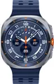 Samsung Galaxy Watch Ultra - 47 mm - Titanium Blue - intelligente Uhr mit Marineband - Gummi - Blau - Bandgröße: S/M/L - Anzeige 3.73 cm (1.5") (SM-L705FZB2DBT)