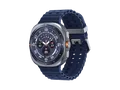 SAMSUNG Galaxy Watch Ultra 47 mm Smartwatch Nitrilkautschuk, 90-140 mm, Titanium Blue