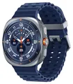 Samsung Galaxy Watch Ultra Digital 47 mm Smartwatch Rund IP68 327 ppi 4G  Silber