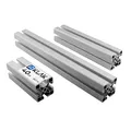 KLAK 40 - Aluprofil 40x40mm light Nut 8 Aluminium Systemprofil Typ I 2000mm