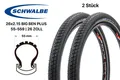 Schwalbe Fahrradreifen 2 Stück 26 Zoll Schwalbe Big Ben Plus Reifen 26x2.15 City Bike Reflex, (2-tlg)