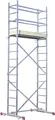 Krause 916129 CORDA Aluminium Montagegerüst fahrbar Arbeitshöhe (max.): 5m Silber 48kg