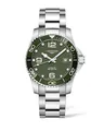 Longines orologio uomo HydroConquest verde 41mm automatico acciaio L3.781.4.06.6