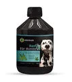 Kräuterland Hanföl für Hunde & Katzen - 500ml Hanfsamen-Öl rein, kaltgepresst, ohne Zusätze - Natives Barf Öl in Premium Qualität