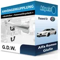 G.D.W. Anhängekupplung abnehmbar passend für Alfa Romeo Giulia 05.2016-jetzt neu