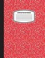 Classic Composition Notebook: (8.5x11) Wide Ruled Lined Paper Notebook Journal (Red) (Notebook for Kids, Teens, Students, Adults) Back to School and Writing Notes