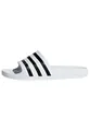adidas Unisex Adilette Aqua Slides, Cloud White / Core Black / Cloud White, 48.5 EU