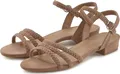 LASCANA Sandale Sommerschuh taupe Größe 43