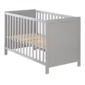 Roba Baby- & Beistellbett 2in1 Hamburg 60x120cm taupe 5 Schlupfsprossen TOP