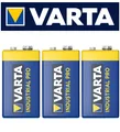 3x Varta 9V Block Batterie f. Rauchmelder 3 Stück 9 Volt + NEU + MHD 2028 +