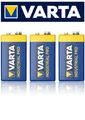 3x Varta 9V Block Batterie für Rauchmelder 3 Stück 9 Volt + NEU + MHD 2029
