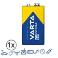 1 x Varta Pro Industrial 9V Block E Block Alkaline 6LR61 4022 lose Rauchmelder